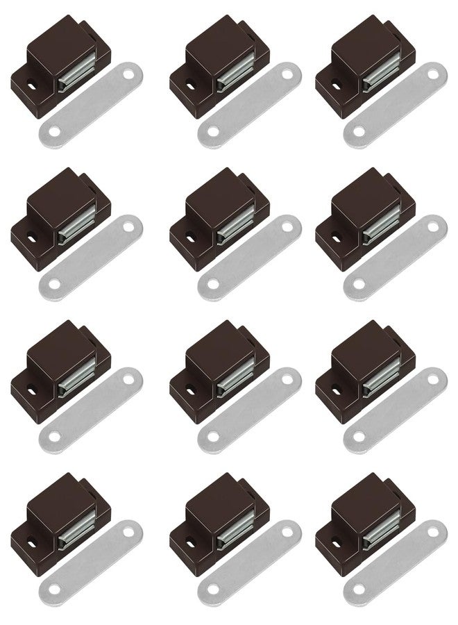 Serplex® 12Pcs Magnetic Door Catches for Cabinets and Closets, Strong Magnetic Door Latches for Cupboards, Drawers, and Furniture Doors - Image 1